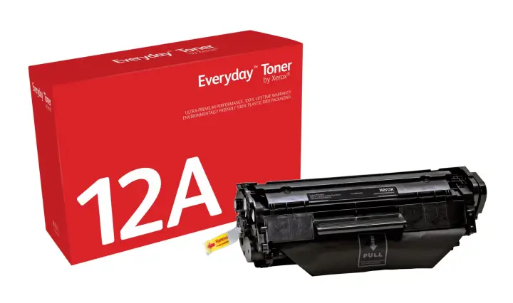 Everyday El tóner Everyday Negro de Xerox es compatible con HP 12A (Q2612A), Capacidad estándar