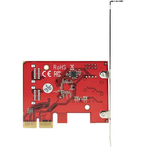 Tarjeta PCIe Controladora SATA de 4 Puertos - Tarjeta de Expansión PCI Express SATA - 6Gbps - Perfil Bajo/Completo - Conectores SATA Apilados - ASM1164 sin RAID - Imagen 7