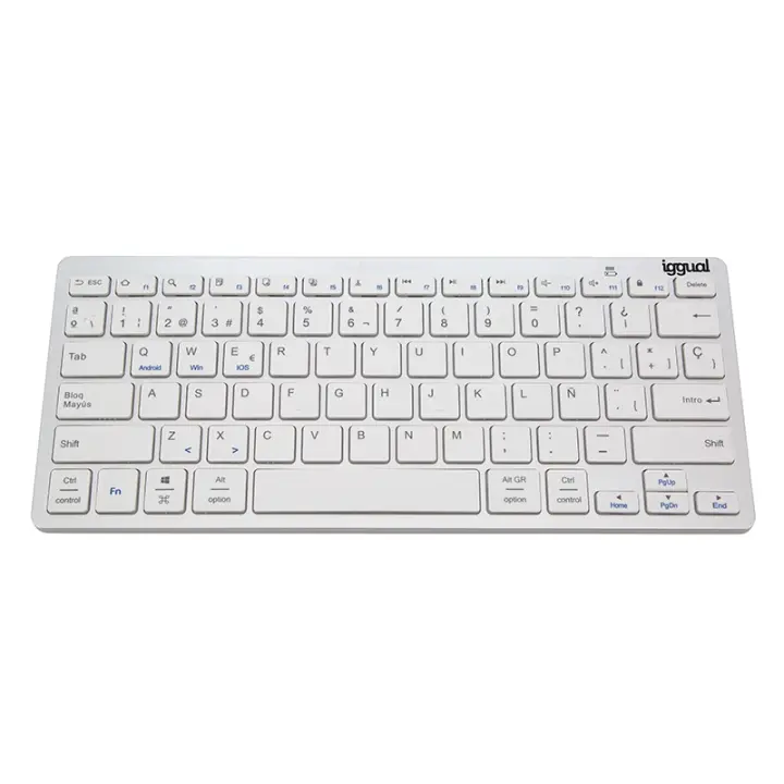 TKL-BK teclado Universal Bluetooth QWERTY Español Plata