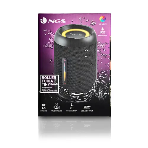 ROLLER FURIA 2 TINY Altavoz portátil estéreo Negro 10 W - Imagen 5