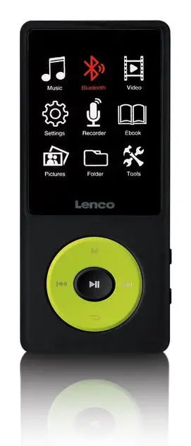 Xemio-860GN Reproductor de MP3 8 GB Negro, Cal