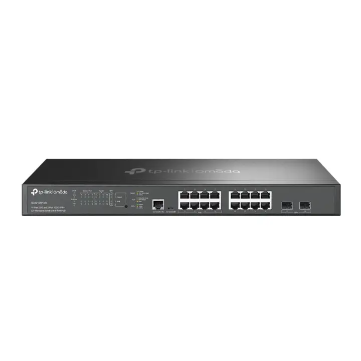 Omada SG3218XP-M2 switch Gestionado L2+ 2.5G Ethernet (100/1000/2500) Energía sobre Ethernet (PoE) 1U Negro