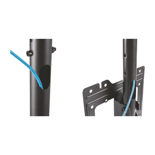 Soporte de techo giratorio, inclinable, extensible para monitor/TV 50kg de 23-43, Negro - Imagen 6