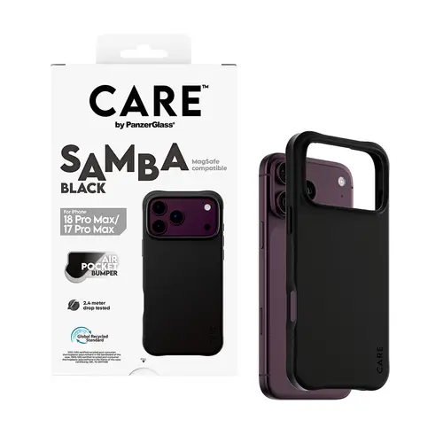 CARE by ® Samba Case Black w. MagSafe iPhone 18 Pro Max | 17 Pro Max funda para teléfono móvil Negro - Imagen 5