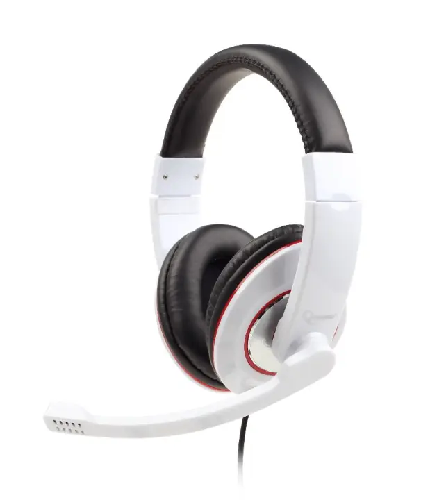 MHS-001-GW auricular y casco Auriculares Alámbrico Diadema Llamadas/Música Blanco