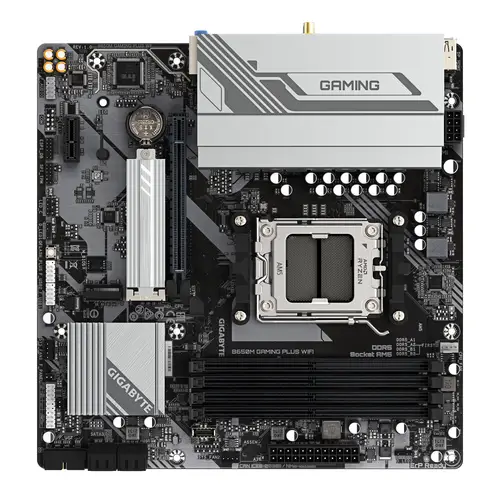 B650M GAMING PLUS WIFI Placa base - Procesadores AMD Ryzen 9000, VRM de 5+2+2 fases, hasta 8000 MHz DDR5, 2xPCIe 4.0 M.2, LAN 2.5GbE, WIFI 6E, USB 3.2 Gen 1 - Imagen 5