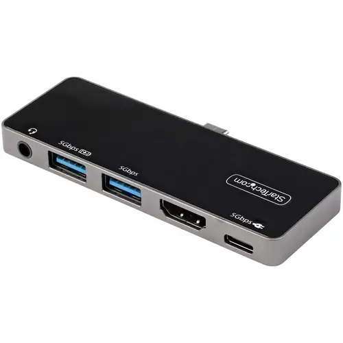 Adaptador Multipuertos USB C a HDMI 2.0 de 4K 60Hz - Entrega de Alimentación PD de 100W Pass Through - Hub USB 3.0 de 3 Puertos - Audio - Mini Docking Station USB Tipo C Portátil de Viaje - Imagen 1