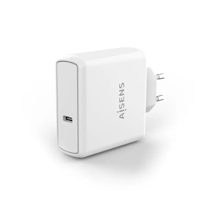 Cargador PD3.0 QC3.0 1 Puerto 1xUSB-C 60W, Blanco