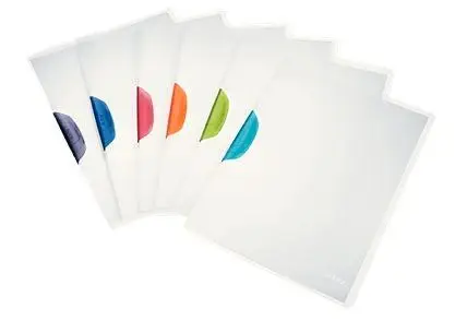 LEITZ DOSSIER COLORCLIP MAGIC PP 450 MICRAS A4 SURTIDOS -6 UD-