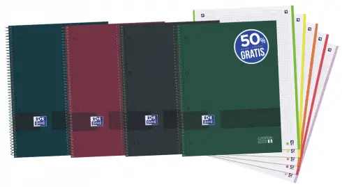 400159032 cuaderno y block A4 120 hojas Colores surtidos