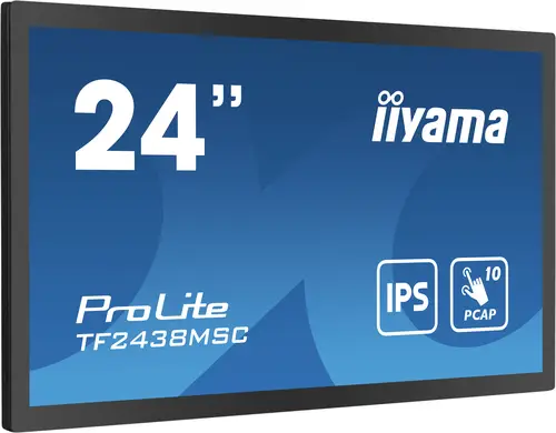 TF2438MSC-B1 pantalla de señalización Pizarra de caballete digital 61 cm (24") LED 600 cd / m² Full HD Negro Pantalla táctil - Imagen 4