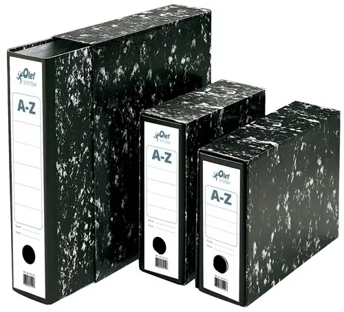 CAJA ARCHIV. OLEF A4 82mm JASPEADO