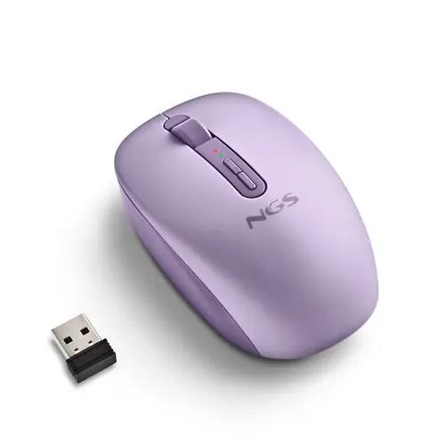 FOG DUAL PURPLE ratón Universal Ambidextro RF Wireless + Bluetooth 1600 DPI - Imagen 2