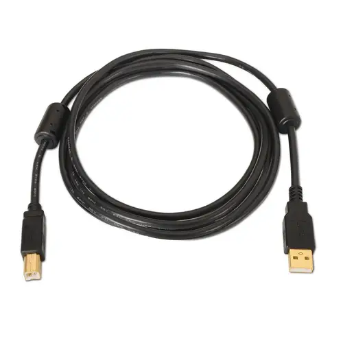 A101-0009 cable USB USB 2.0 2 m USB A USB B Negro - Imagen 2