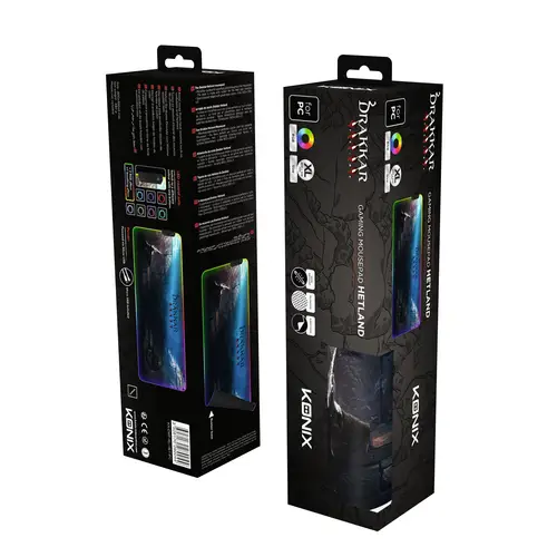 Drakkar Prime Hetland XL Alfombrilla de ratón para juegos Multicolor - Imagen 6