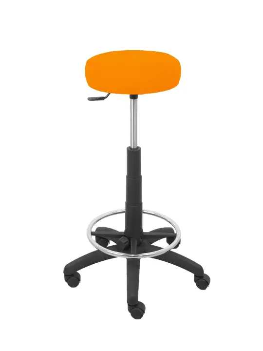 Taburete Tolosa bali naranja claro