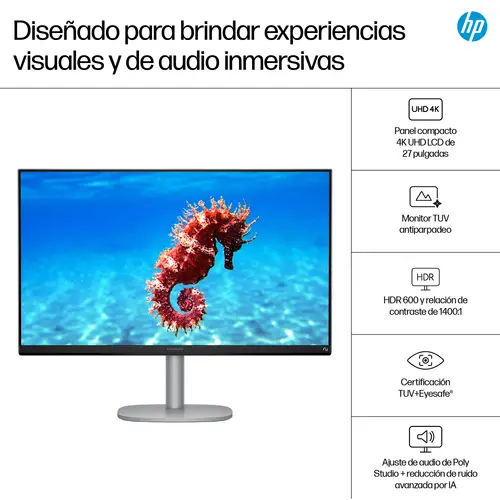 OmniStudio X 27-cs1008ns Copilot+ PC Intel Core Ultra 5 226V 68,6 cm (27") 1920 x 1080 Pixeles PC todo en uno 16 GB LPDDR5x-SDRAM 1 TB SSD Windows 11 Home Wi-Fi 7 (802.11be) Plata - Imagen 8