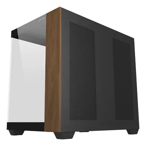 Caja ATX Danube Sava Nature 285B Black - Imagen 5