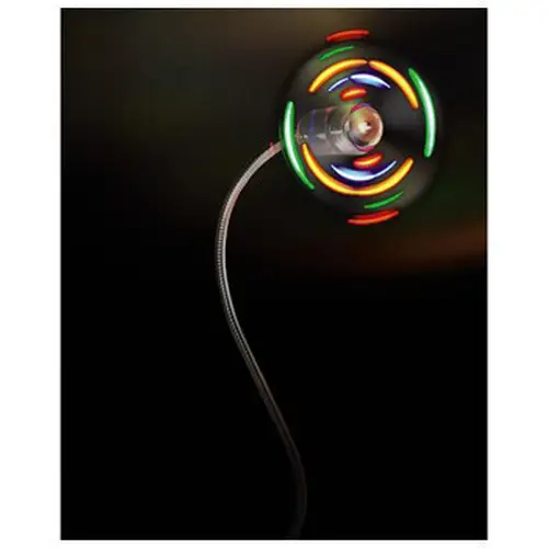 Ventilador USB, silencioso, con interruptor de encendido y apagado, color blanco - Imagen 3