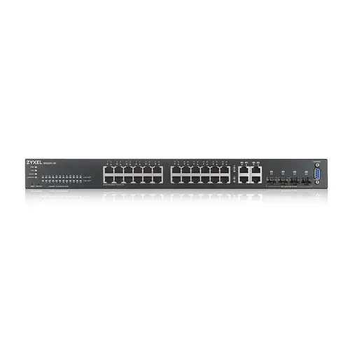 GS2220-28-EU0101F switch Gestionado L2 Gigabit Ethernet (10/100/1000) Negro - Imagen 2