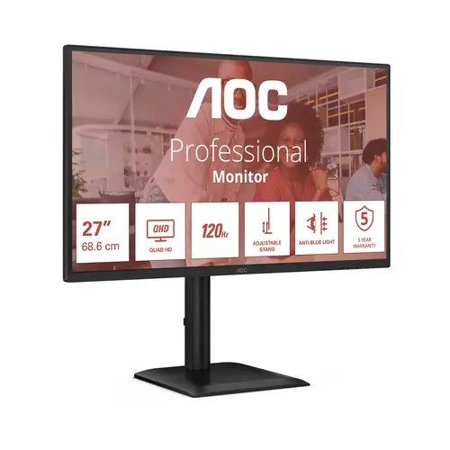 E4 Q27E4CV pantalla para PC 68,6 cm (27") 2560 x 1440 Pixeles Quad HD LED Negro - Imagen 5