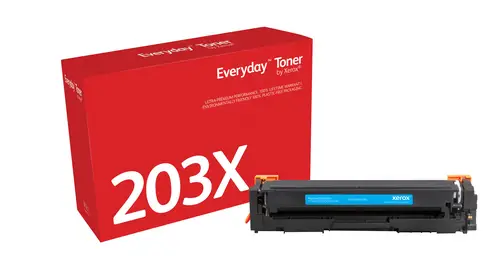 Everyday El tóner Everyday Cian de Xerox es compatible con HP 203X (CF541X), Capacidad alta - Imagen 1
