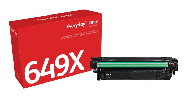 Everyday El tóner Everyday Negro de Xerox es compatible con HP 649X (CE260X), Capacidad alta