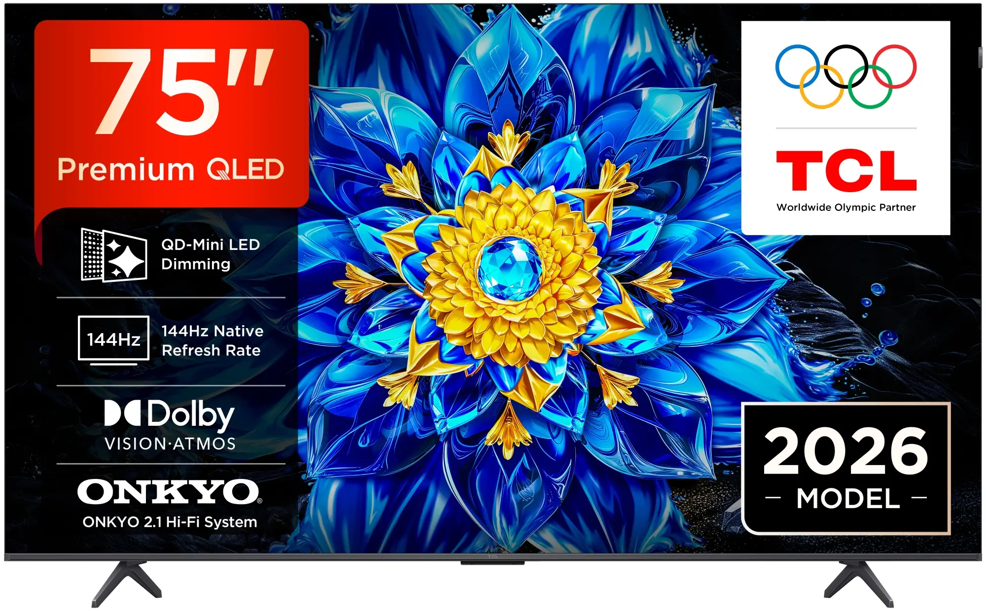 P8L 75P8L Televisor 190,5 cm (75") 4K Ultra HD Smart TV Wifi Negro 450 cd / m²