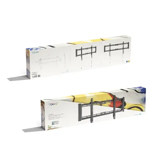 Soporte Fijo de pared para pantallas 37"- 80", Negro - Imagen 8