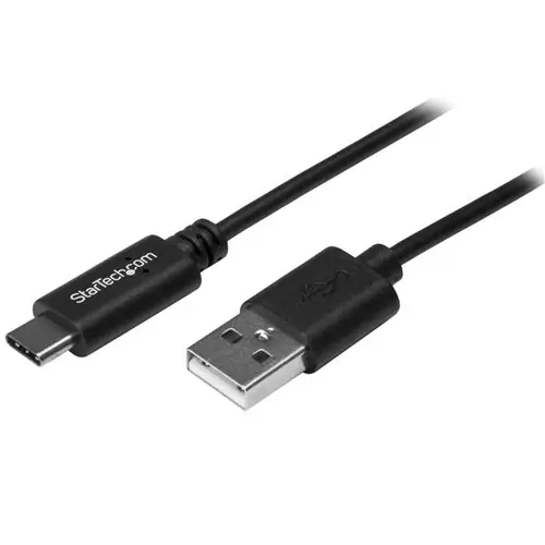 Cable de Carga y Sincronización USB-A a USB-C de 50cm - Cable de Datos USB-A a USB Tipo C - M/M - Negro - Certificado USB-IF - Imagen 1