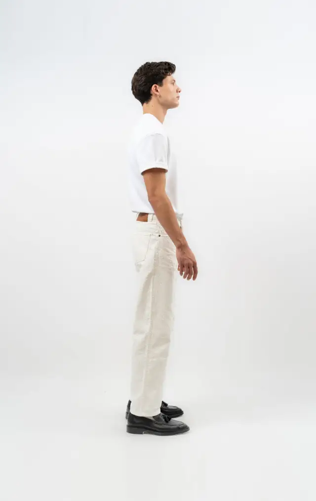 JEANS LE MARAIS OFF-WHITE