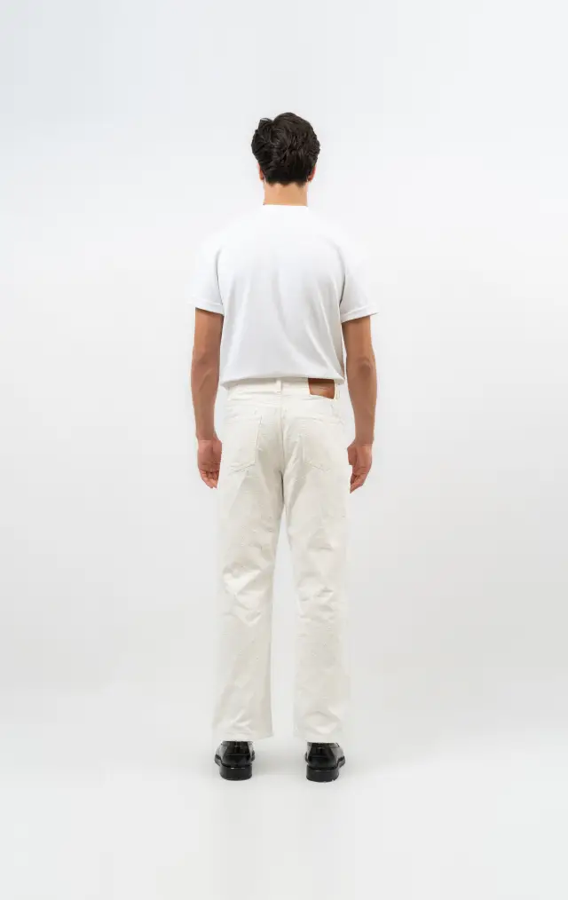 JEANS LE MARAIS OFF-WHITE