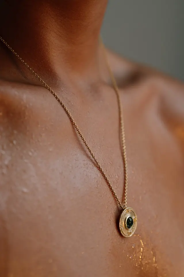 COLLAR BOUSSOLE ORO