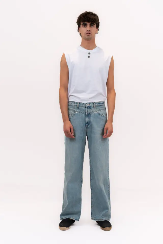 JEANS SAGESSE VINTAGE BLUE MAN