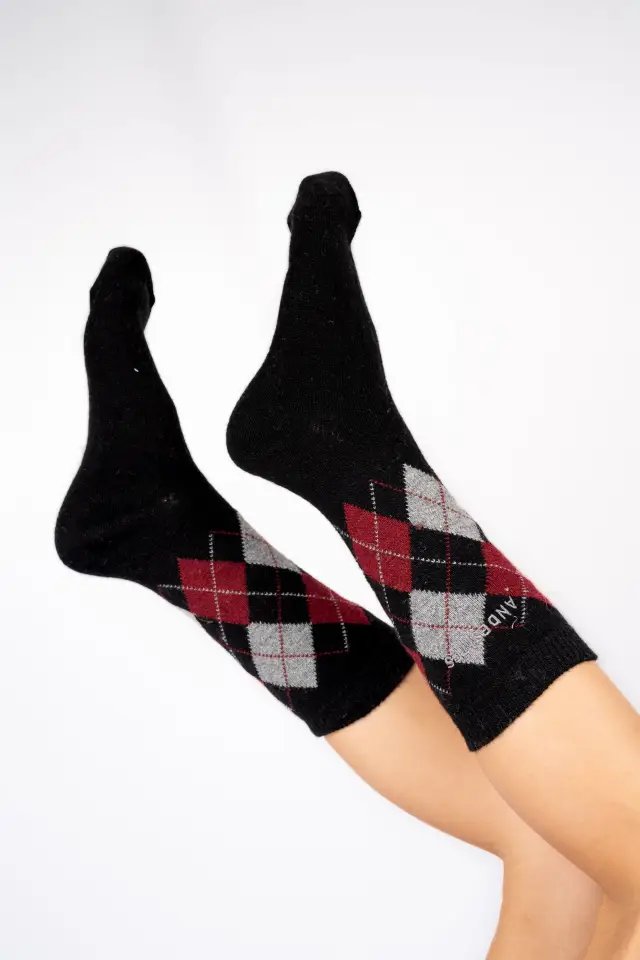 SOCK DIAMOND BLACK