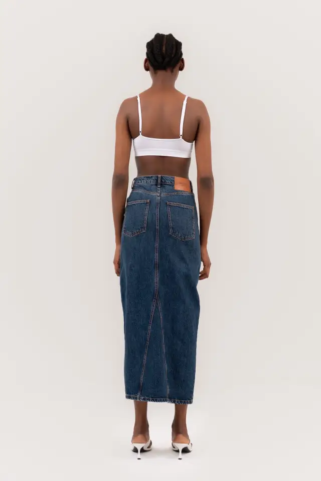 SKIRT DEJÀ VU DARK BLUE