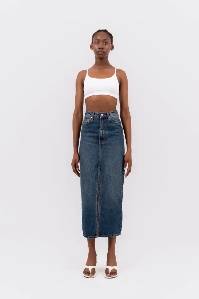 SKIRT DEJÀ VU DARK BLUE