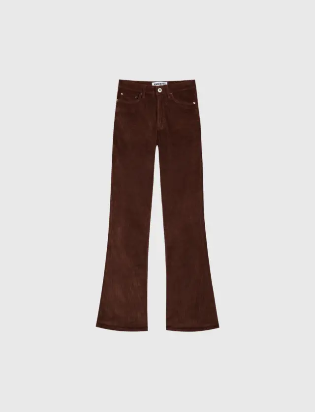 JEANS LE SOLEIL CORD CHOCOLAT