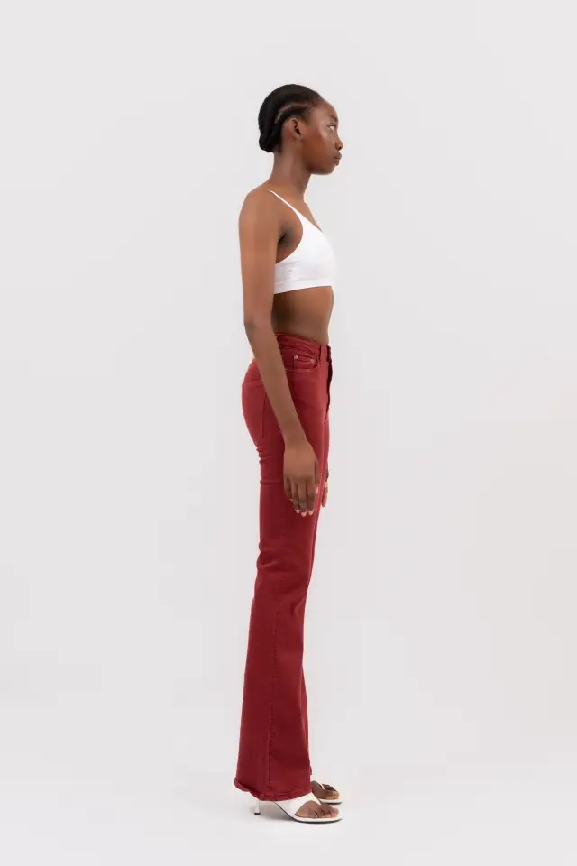 JEANS LE SOLEIL BURGUNDY
