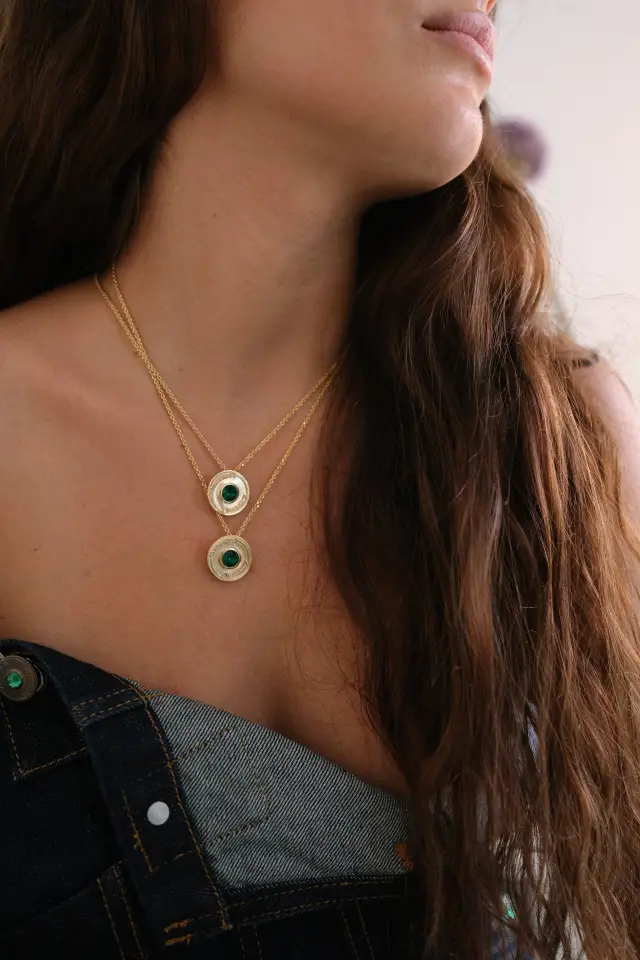 Collar Boussole Oro