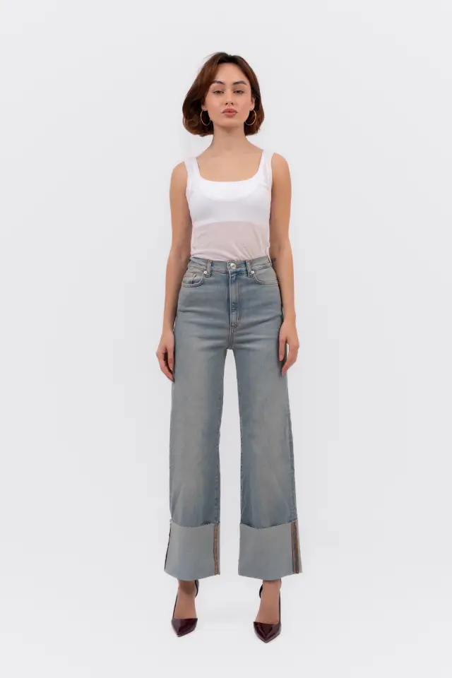 JEANS SIXTY TURN-UP VINTAGE BLUE