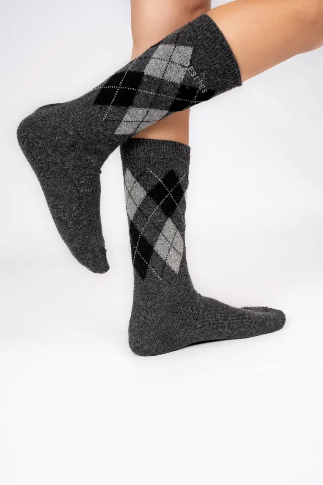 SOCK DIAMOND GREY