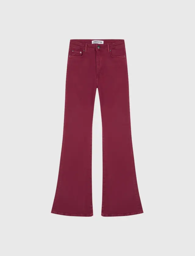 JEANS LE SOLEIL BURGUNDY