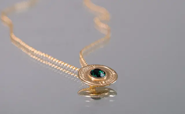 COLLAR BOUSSOLE ORO