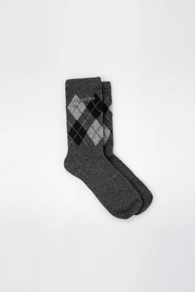 SOCK DIAMOND GREY