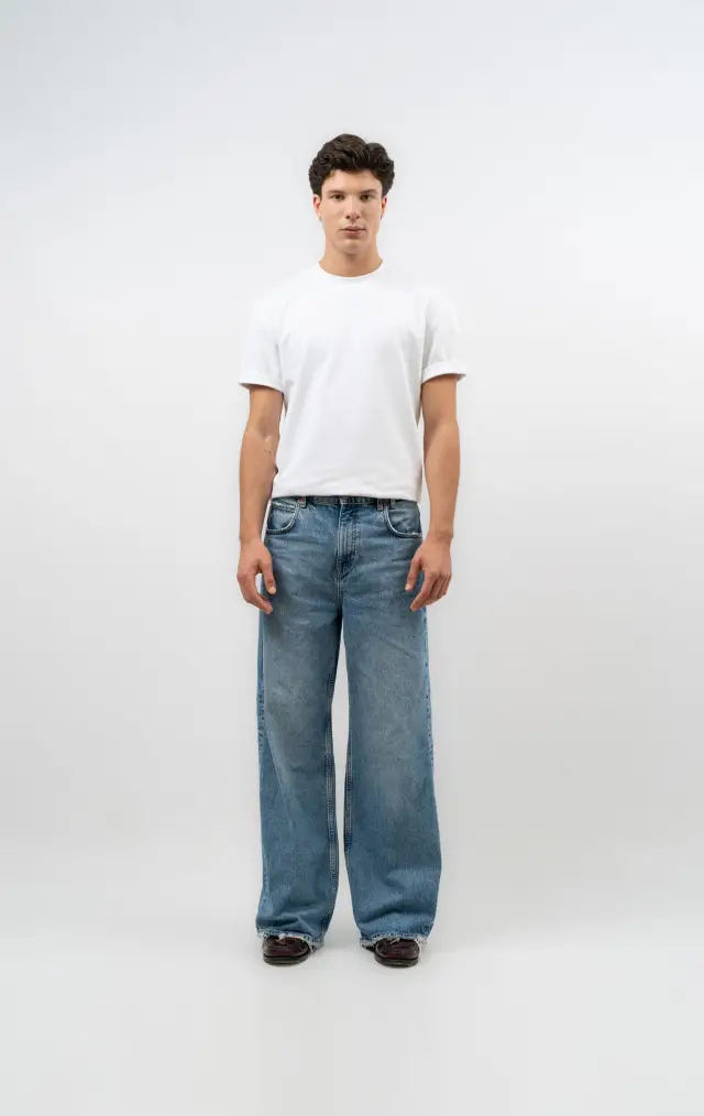 JEANS AUBE STONE BLUE