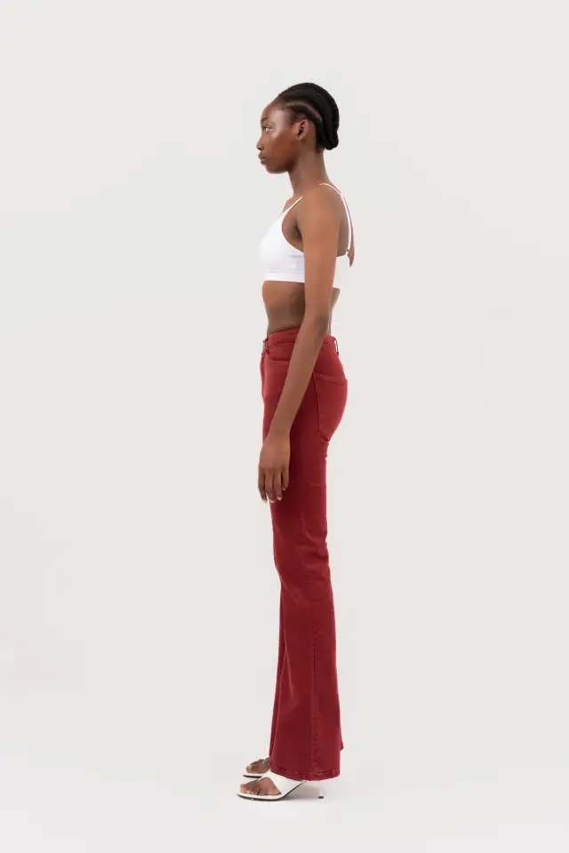 JEANS LE SOLEIL BURGUNDY