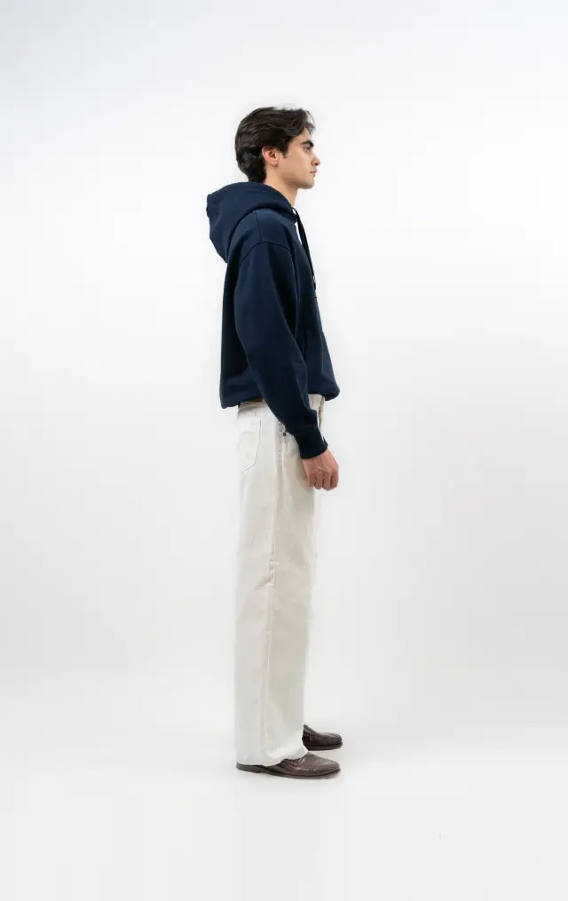 JEANS SAGESSE CORD OFF-WHITE
