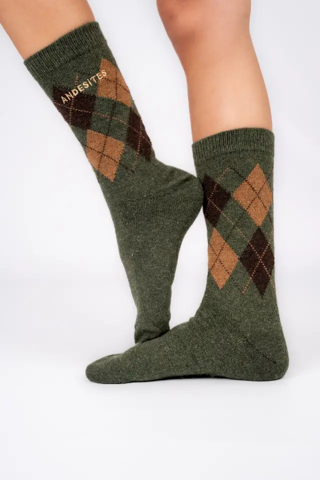 SOCK DIAMOND GREEN