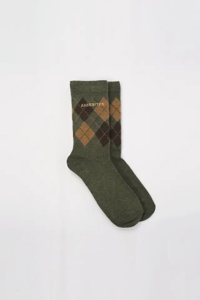 SOCK DIAMOND GREEN